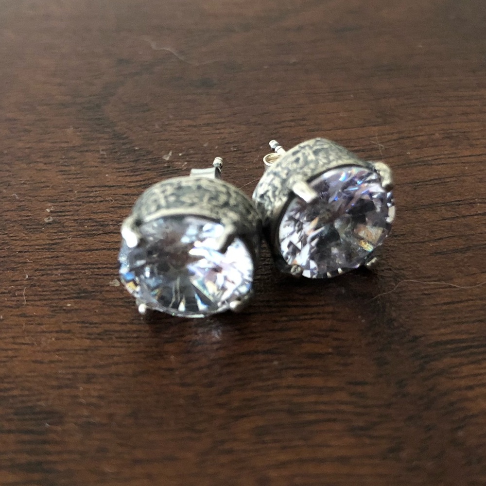 Silpada Crown Jewel Sterling Silver Earrings